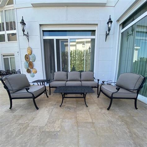 Juego De Sof S De Exterior Para Jard N Muebles De Exterior De 5 Piezas