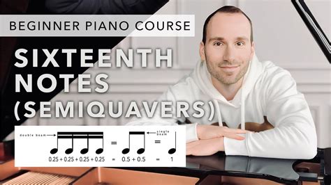 Beginner Piano Course Level 3 1 Sixteenth Notes Semiquavers YouTube