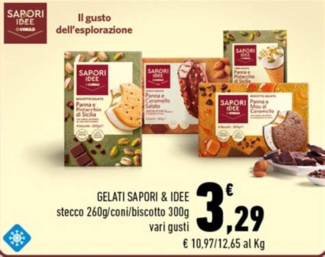 Gelati Sapori Idee Stecco G Coni Biscotto G Vari Gusti Offerta