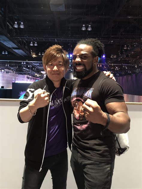 With Xavier Woods At E3 2019 Naoki Yoshida Know Your Meme