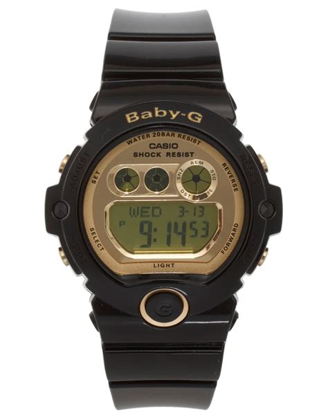 G Shock G Shock Baby G Black Digital Watch In Black Lyst