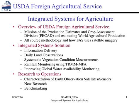 Ppt Integrated Systems For Agriculture Powerpoint Presentation Free