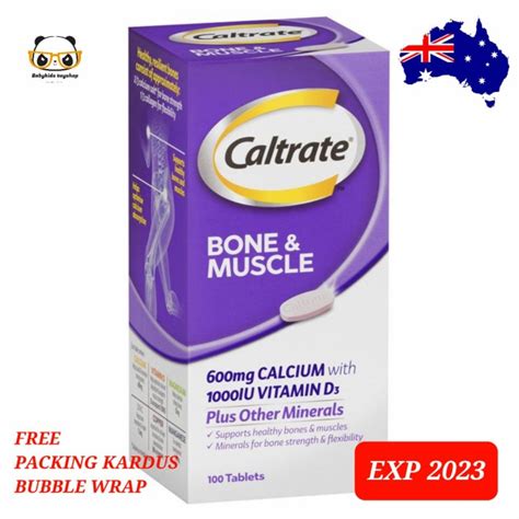 Jual Caltrate Bone And Muscle 100 Tablet Vitamin D3 1000iu Calcium 600mg