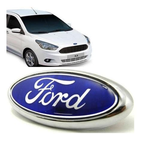 Emblema Ford Grade Novo Ka Mm Mm