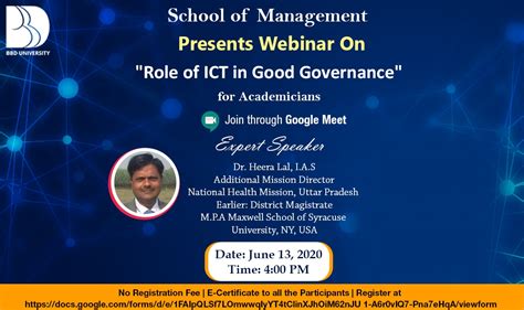 Role Of Ict In Good Governance 2 Bbdu