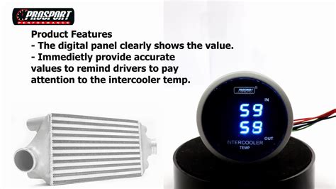 Mm Intercooler Temp Digital Dual Air Intake Temperature Gauge Buy