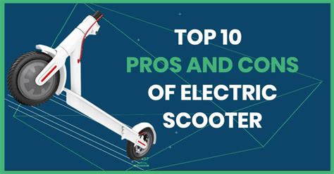 Top 10 Pros And Cons Of Electric Scooters Best E Scooter Zone