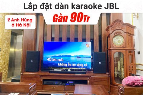 Lắp đặt dàn karaoke JBL gần 90tr cho anh Hùng tại Hà Nội JBL KP4012 G2