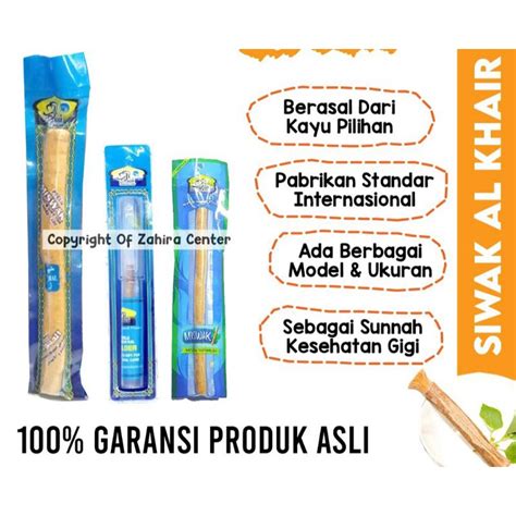 Jual Siwak Miswak Alkhair Shopee Indonesia