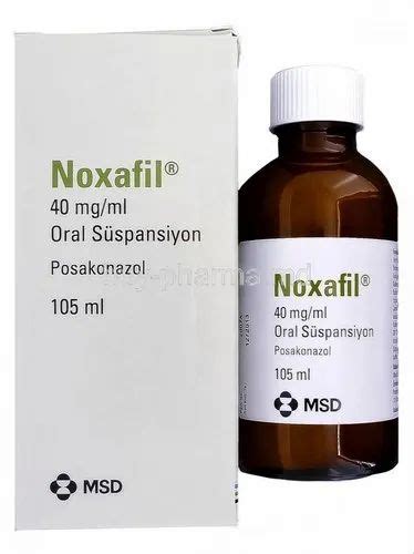 Mg Of Posaconazole Noxafil Oral Suspensions Ml Prescription At