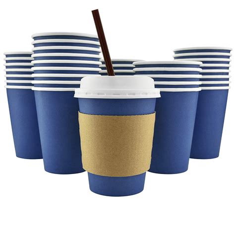 Pack Oz Available Disposable Hot Paper Coffee Cups