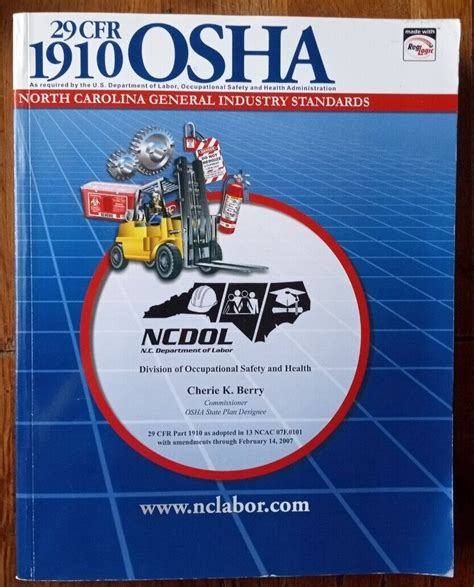 29 Cfr 1910 Osha General Industry Regulations July 2010 For Sale Online