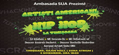 Cinci Artisti Americani De Hip Hop Si Rap Danseaza In Acest Weekend La