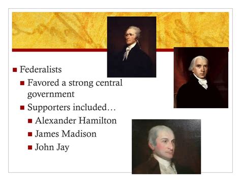 Ppt Federalists Vs Anti Federalists Powerpoint Presentation Free