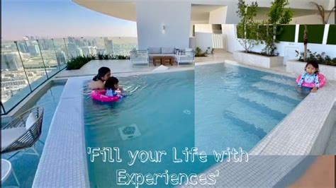 Newly Open Hotel In Dubai Luxury Sky Villa With Pool Experience Five Jumeirah Village Youtube