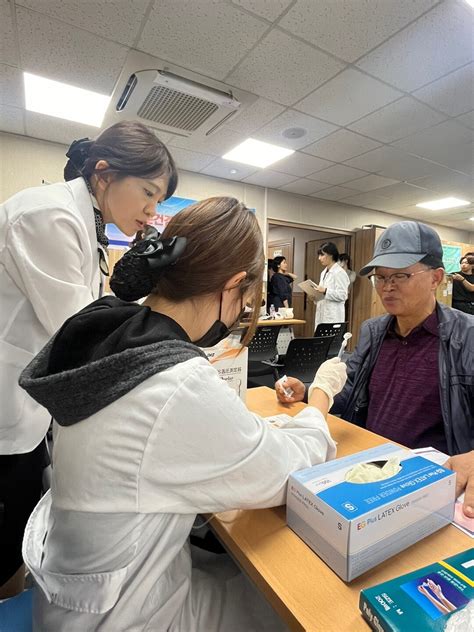 상무1동 행정복지센터 봉사활동 갤러리 광주보건대학교 치위생학과