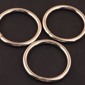 Silver O Ring Inch Mm Non Welded Metal O Buckle Open O Rings Belt