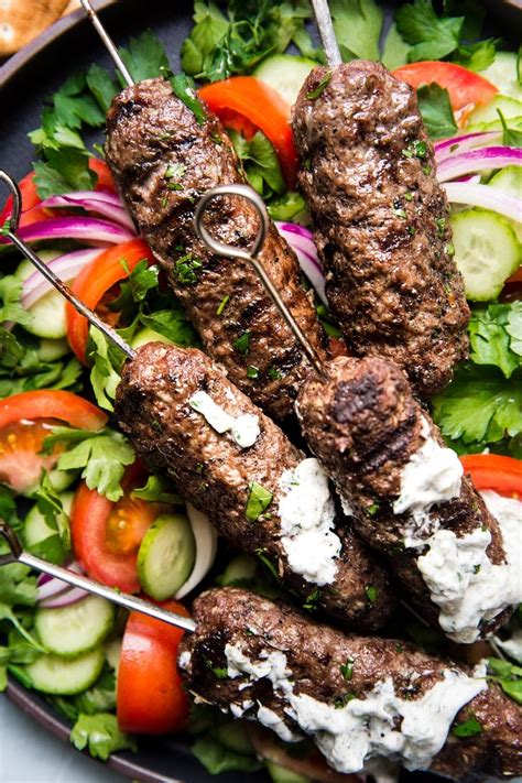 Beef Kofta Kebabs With Tzatziki The Modern Proper Recipe Beef