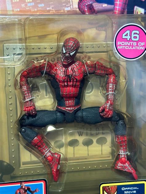 Rare Magnetic Spider Man Movie Tobey Maguire Sam Raimi Super Poseable