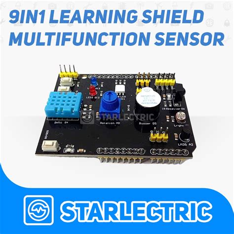 Jual Uno Shield In Sensor Multifunction Lm Ldr Untuk Arduino Uno