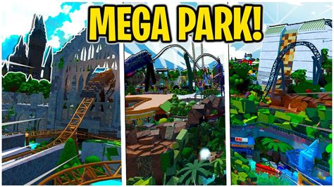 Theme Park Tycoon 2s Best Universal Mega Parks 😱 Youtube