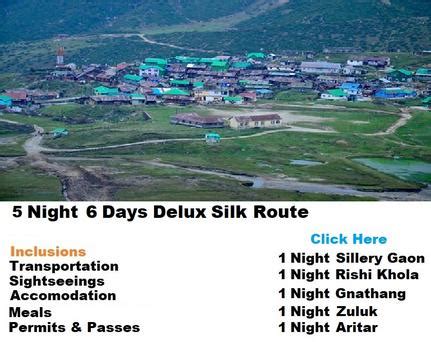 Silk Route Tour Sikkim Old Packages Itinerary Homestays