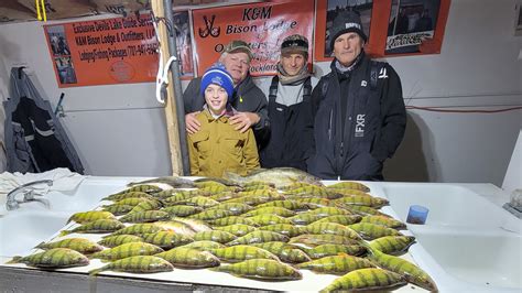 Devils Lake Ice Fishing SnoBear K M Bison Lodge