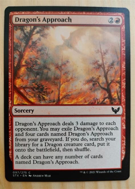 Dragon S Approach Karta Magic MTG Marki Kup Teraz Na Allegro Lokalnie