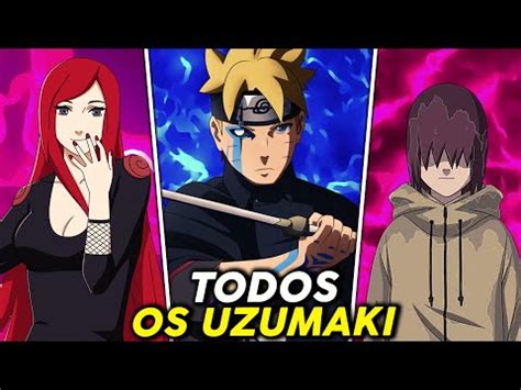 TODOS OS 12 MEMBROS DO CLÃ UZUMAKI E SEUS PODERES EXPLICADOS NARUTO E