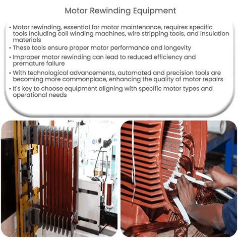 Motor Rewinding Equipment | How it works, Application & Advantages