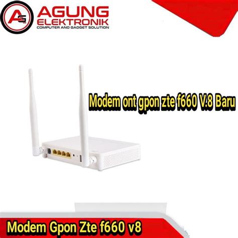 Jual MODEM ONT GPON ZTE F660 V8 BARU Shopee Indonesia