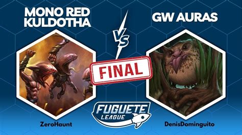 Pauper Mono Red Kuldotha Vs Gw Auras Fuguete League Final