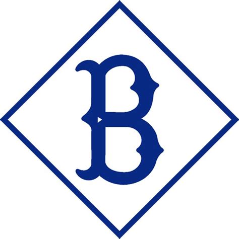 MLB Brooklyn Dodgers Primary Logo 1912 An Old Fashioned B In Navy