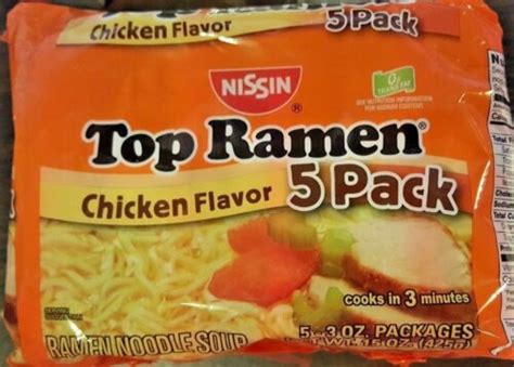 25 Packs Order Outstanding Nissin Top Ramen Chicken Flavor Noodle Soup