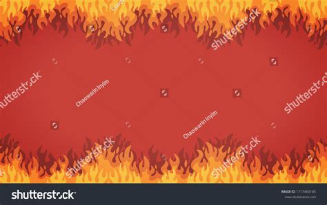 Background Cartoon Flame Flame Design Fire Stock Illustration ...