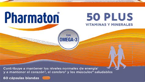 Диетическая добавка Pharmaton 50 Plus 60 шт 8470001545411 фото