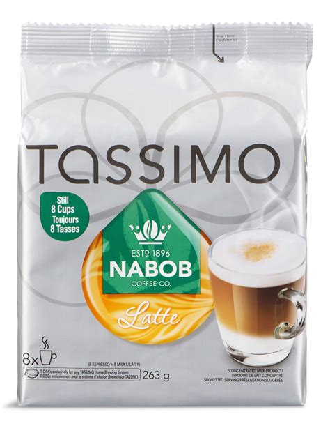 Tassimo Nabob Single Serve Latte T Discs 263 G 8 Pk Canadian Tire