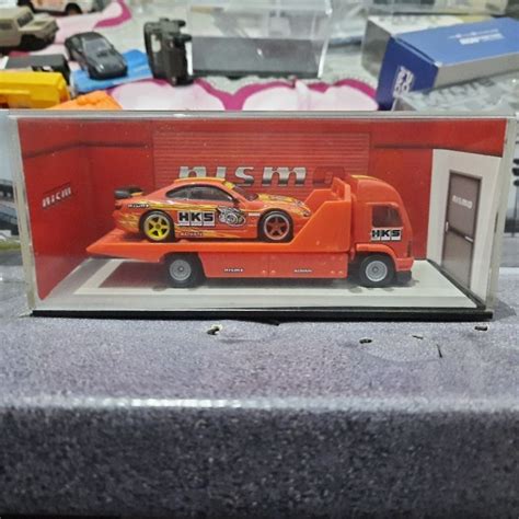 Jual Hotwheels Premium Nissan Silvia S Team Transport Aero Lift Car