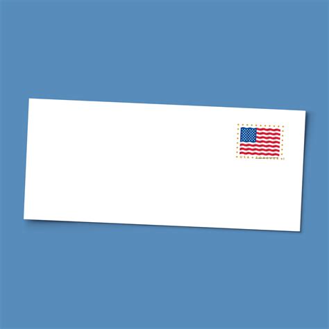 U S Flag Stamped Envelope Regular Stamped Security Envelopes Box