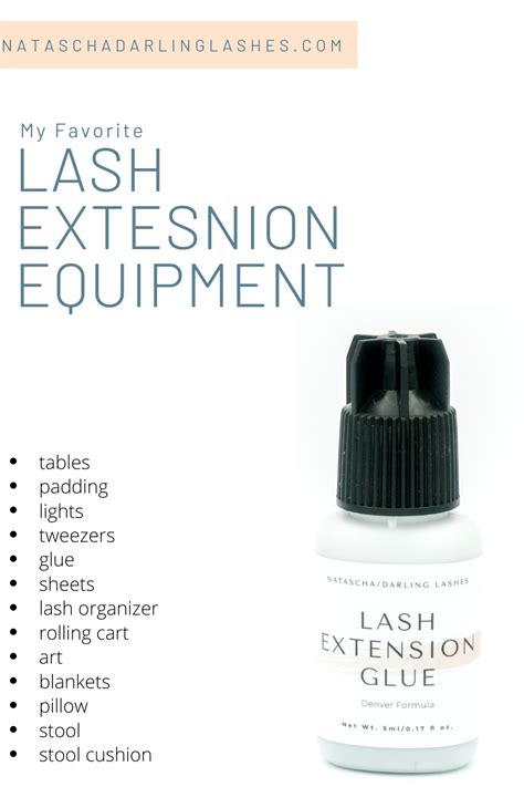 My Favorite Lash Extension Equipment Eyelash Extension Training