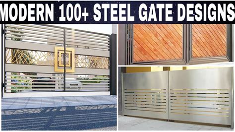 100 Modern Front Gate Designs And Ideas 2020 Amazing Stainless Steel