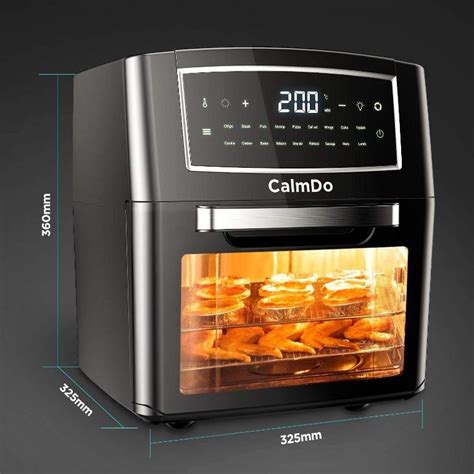 Calmdo Air Fryer Oven 12 Liters Chip Fryer With Digital Display 18