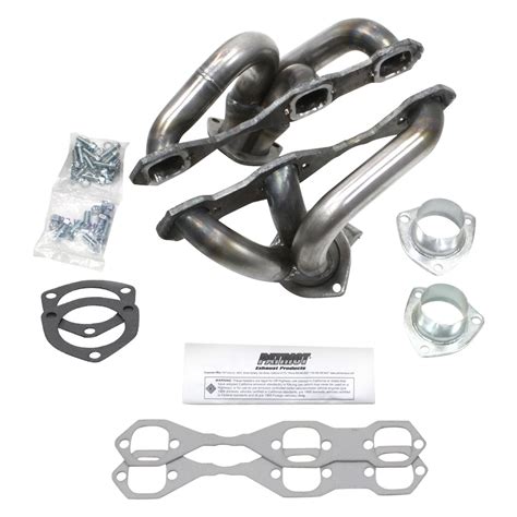 Patriot Exhaust® H8067 Raw Tight Tuck Street Rod Exhaust Headers