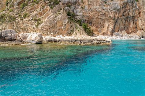 Cala Mariolu Beach - Italy - Sardinia Stock Image - Image of clear ...