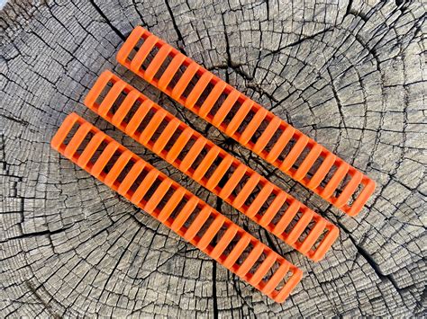 Ergo Grip Rail Cover 3 Pack Safety Orange Bmc Tactical