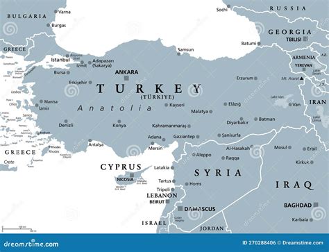 Anatolian Peninsula On World Map