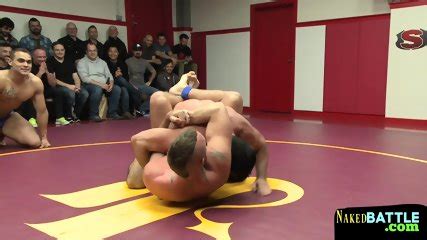 Naked Studs Cocksucking During Wrestling