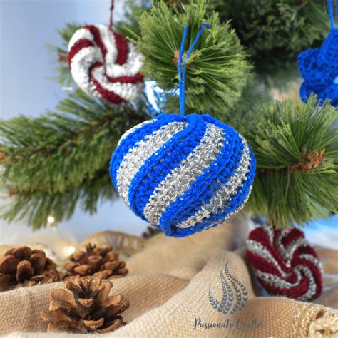 Easy Crochet DIY Christmas Baubles One Simple Rectangle