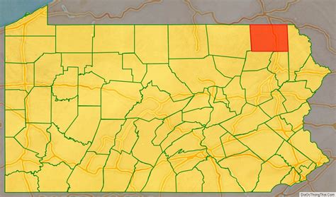 Map of Susquehanna County, Pennsylvania - Thong Thai Real