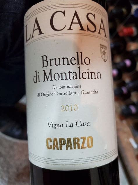 2010 Tenuta Caparzo Brunello Di Montalcino Vigna La Casa Italy